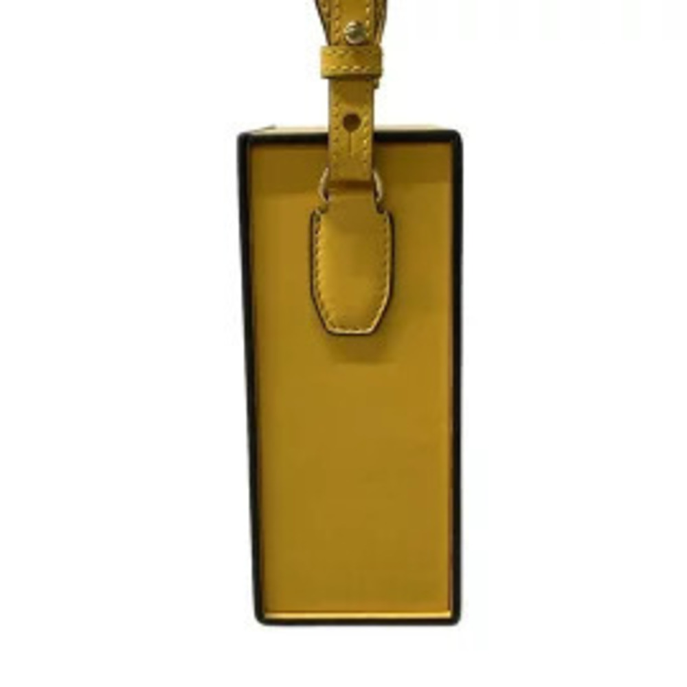 Fendi Pack Shoulder Bag Yellow Blue Leather